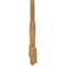 Ekena Millwork Kennewick Rough Sawn Timber Gable Bracket, Western Red Cedar, 60"W x 27"H x 2"D x 6"F, 11/12 Pitch GBW060X27X0206KEN00RWR - alternate 5